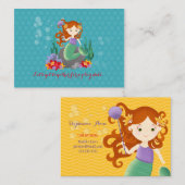 かわいい人魚 コーリングカード (正面/裏面)