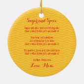 かわいい人魚 セラミックオーナメント (裏面)