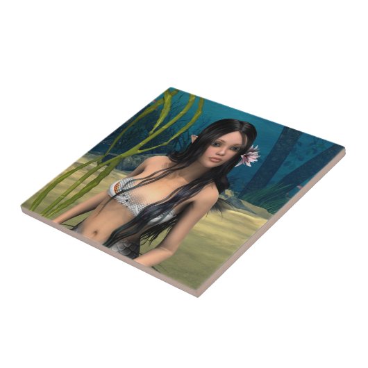 かわいい人魚 タイル (側面)