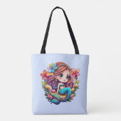 かわいい人魚 トートバッグ (裏面)