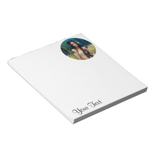 かわいい人魚 ノートパッド (アングル)