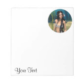 かわいい人魚 ノートパッド (正面)