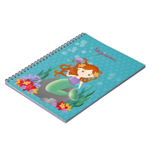 かわいい人魚 ノートブック (左側)
