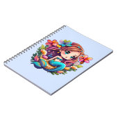 かわいい人魚 ノートブック (左側)