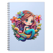 かわいい人魚 ノートブック (正面)