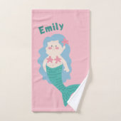 かわいい人魚 バスタオルセット (ハンドタオル)