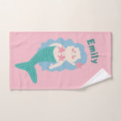 かわいい人魚 バスタオルセット (ハンドタオル)
