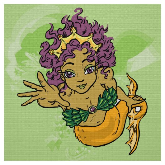 かわいい人魚 ファブリック (見本)