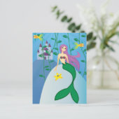 かわいい人魚 ポストカード (スタンド正面)