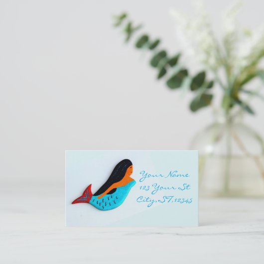 かわいい人魚 名刺 (スタンド正面)