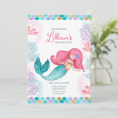 かわいい人魚 招待状 (スタンド正面)