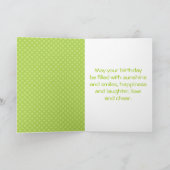 かわいい人魚（緑） カード (内部)