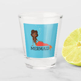かわいい人魚(美しい黒人女性) ショットグラス