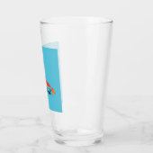 かわいい人魚（美しい黒人女性） タンブラーグラス (左)