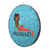 かわいい人魚（美しい黒人女性） ダーツボード (正面右)