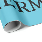 かわいい人魚（美しい黒人女性） ラッピングペーパー (ロールコーナー)