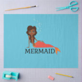 かわいい人魚（美しい黒人女性） 薄葉紙 (クラフト)