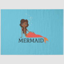 かわいい人魚（美しい黒人女性）