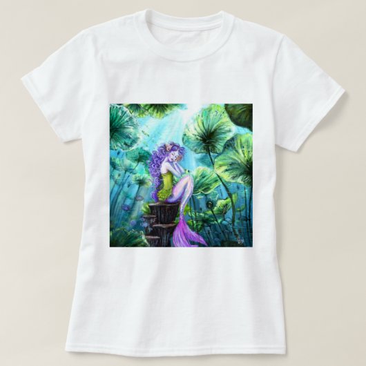 かわいい人魚Tシャツ Tシャツ (デザイン正面)