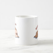 かわいい今日はやる気なしナマケモノ コーヒーマグカップ (中央)