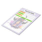 かわいい介護データ収集テンプレート ノートパッド (アングル)