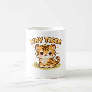 かわいい仔トラのキャラクターアニマル コーヒーマグカップ