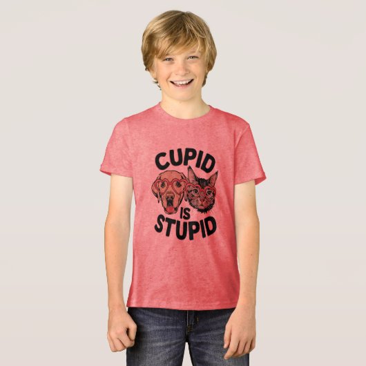 かわいい仲間の愛 トライブレンドＴシャツ (正面全面)