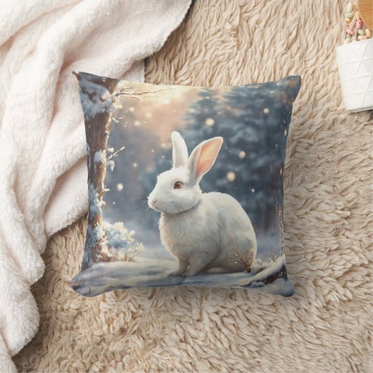 "かわいい仲間:バニーブリスプリッシュ枕" クッション (ブランケット)