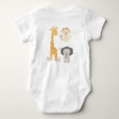 かわいい仲間 ベビーボディスーツ (裏面)