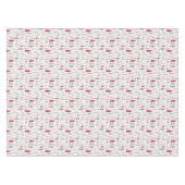 かわいい休日のクリスマスツリーパターン テーブルクロス (正面(横))