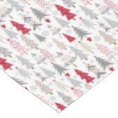 かわいい休日のクリスマスツリーパターン テーブルクロス (アングル)