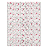 かわいい休日のクリスマスツリーパターン テーブルクロス (正面)