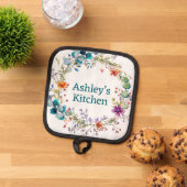 かわいい休日のポットホルパーソナライズされたダーポットホルダー 鍋敷き (トップダウン)