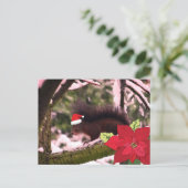 かわいい休日の挨拶はがき ポストカード (スタンド正面)