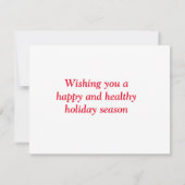 かわいい休日犬 カード (裏面)