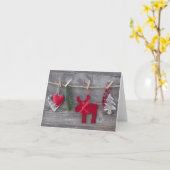 かわいい休日 カード (黄色い花)