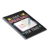 かわいい会計学生CPAおもしろいスプレッドシート ノートブック (右側)