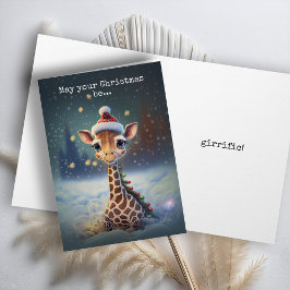 かわいい伝説のドラゴンクリスマスカード シーズンカード