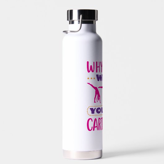 かわいい体操を車で走れるのに歩く理由 ウォーターボトル (右面)