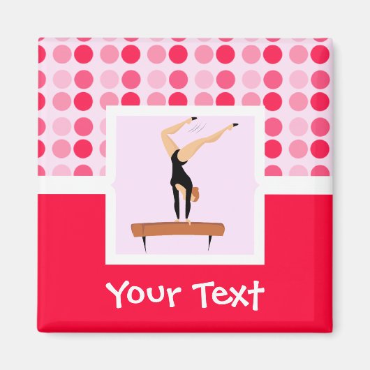 かわいい体操バランスビーム マグネット (正面)