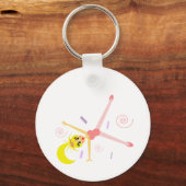 かわいい体操選手のキーチェーン キーホルダー (正面)