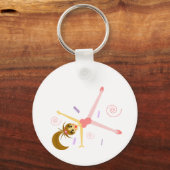 かわいい体操選手のキーチェーン キーホルダー (正面)