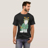かわいい侍猫 Tシャツ (正面フル)