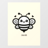 かわいい保育園ラインアート - スイートハニービー ウィンドウサイン (シート)