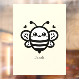 かわいい保育園ラインアート - スウィートハニービー ウィンドウサイン