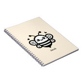 かわいい保育園ラインアート - スウィートハニービー ノートブック (右側)