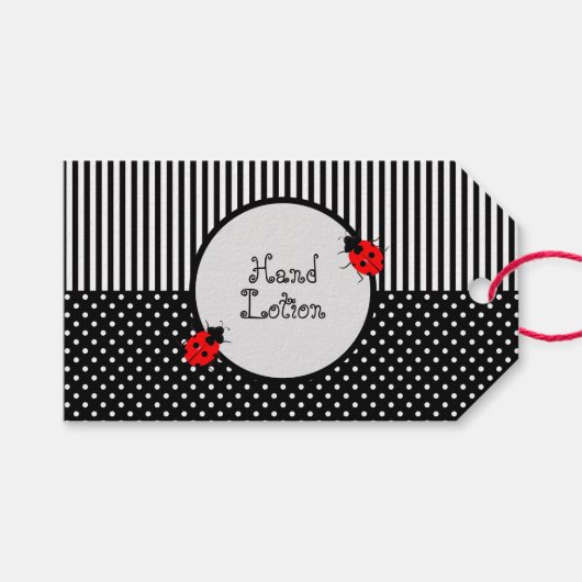 かわいい個性的な商品ギフトラベル ギフトタグ (正面(横))