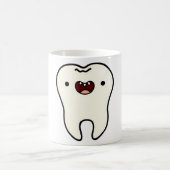 かわいい健康な歯 コーヒーマグカップ (中央)