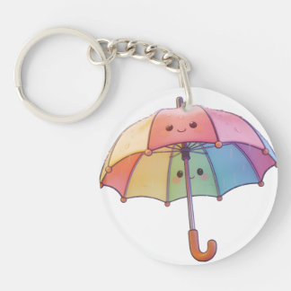 かわいい傘のレディースTシャツ キーホルダー
