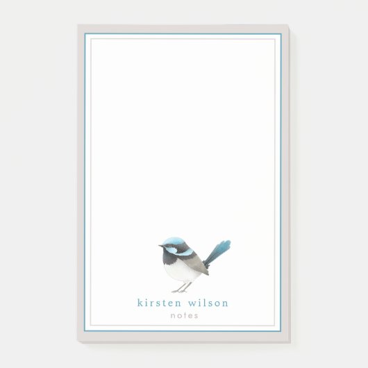 かわいい優れた妖精のウォレンパーソナライズされた- ポストイット (正面)